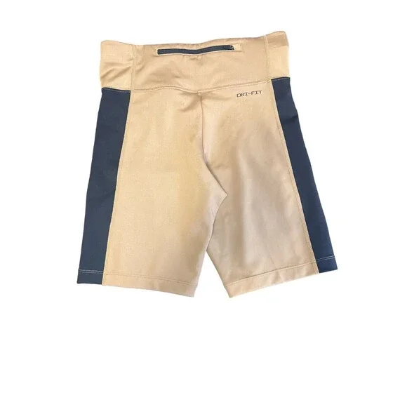 Nike Womens 8" Dark Driftwood/Black High Waist Bike Shorts DX2325-258 Size Small - Picture 3 of 6